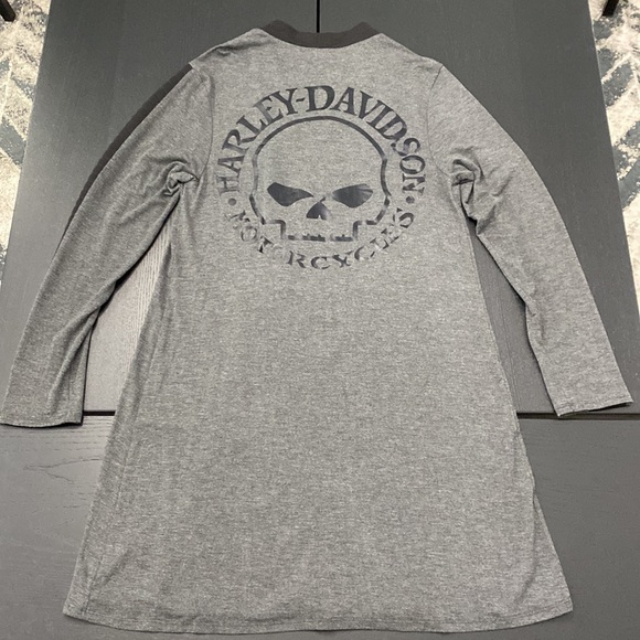 Harley-Davidson Long Breezy Quilted Cardigan - S/M - Picture 3 of 11